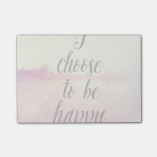 Post-it® Je Choisis D'Être Heureux