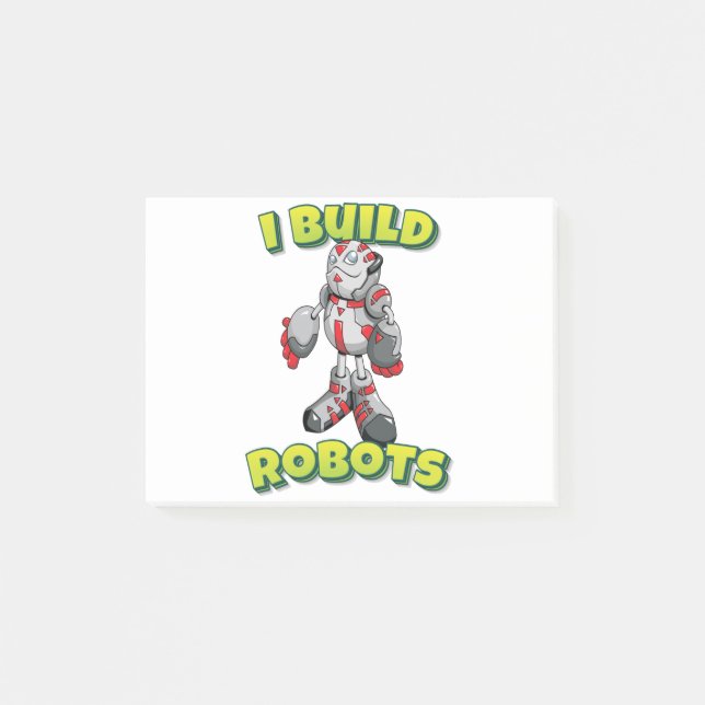 Post-it® Je construis des robots (Devant)