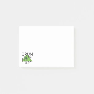 Post-it® Je cours pour la colline de celui-ci © - Funny Run
