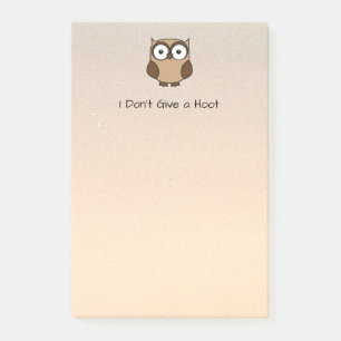 Post-it® Je ne donne pas une chouette coutume