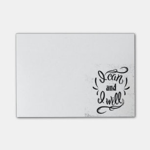 Post-it® Je peux et je vais le faire