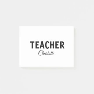 Post-it® Je suis enseignant école Collegeajouter votre nom 