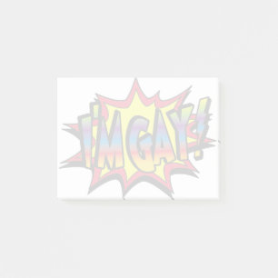 Post-it® Je suis Gay Burst