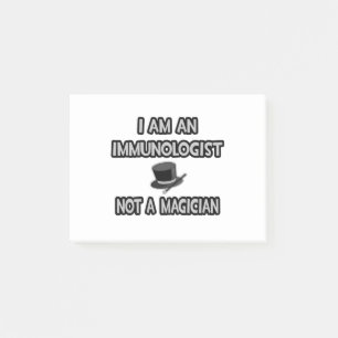 Post-it® Je Suis Immunologue ... Pas un magicien