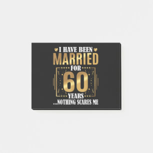 Post-it® Je suis marié depuis 60 ans 60e Mariage