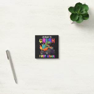 Post-it® Je suis prêt à écraser le camion de dinosaures de