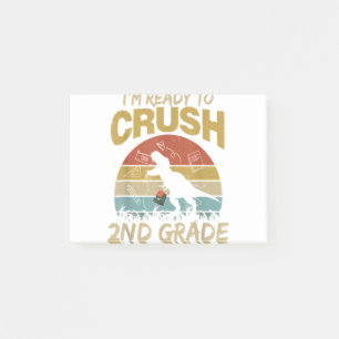 Post-it® Je suis prêt à écraser le dinosaure de maternelle