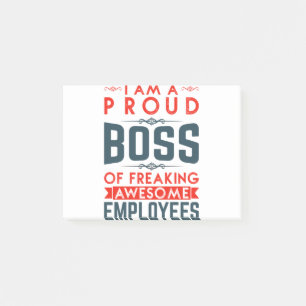 Post-it® Je Suis Un Fier Patron De Freiner Des Employés Gén