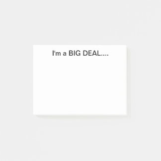 Post-it® Je suis une note Post It de grand importance