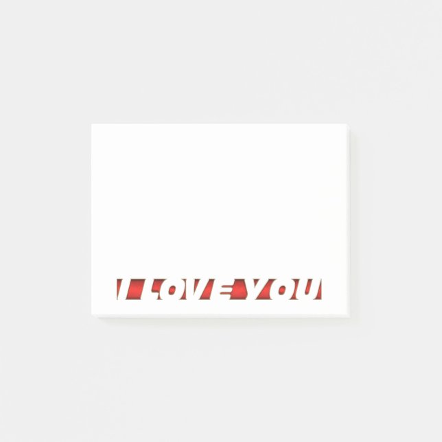 Post-it® Je t'aime (Devant)
