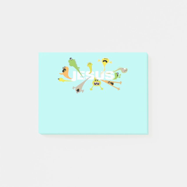 Post-it® Jésus effrayant (Devant)