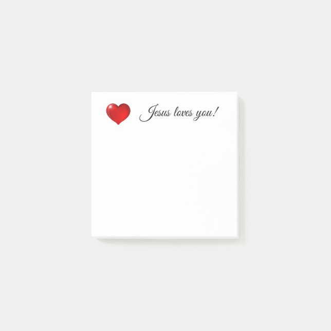 Post-it® Jésus t'aime ! (Devant)