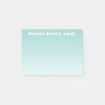 Jésus t'aime ! | turquoise ombre