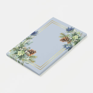 Post-it® Jeu bleu d'hiver Eucalyptus Mariage Wonderland