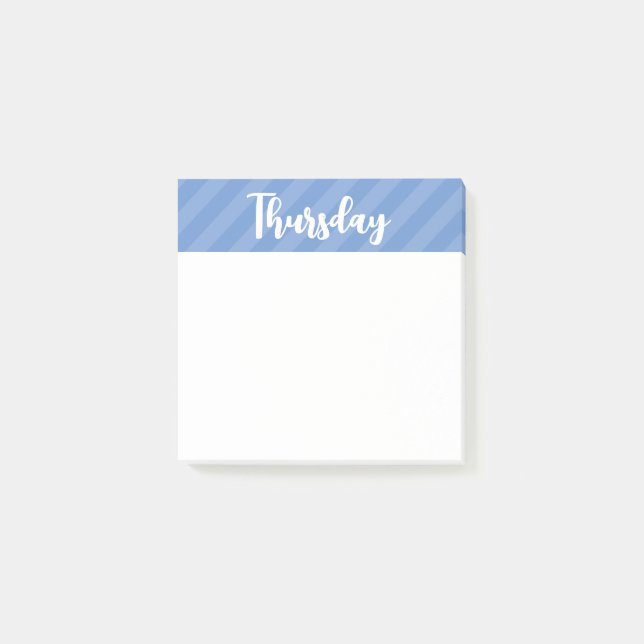 Post-it® Jeudi - Jours de la semaine - Publier des notes (Devant)