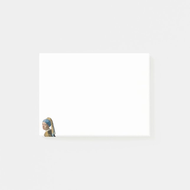 Post-it® Johannes Vermeer - Fille avec une oreille perle (Devant)