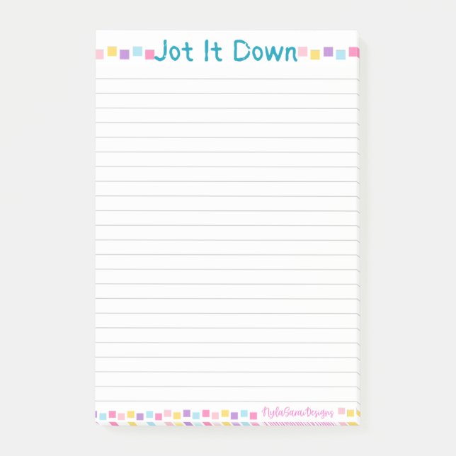 Post-it® Joignez-le, NotePad (Devant)