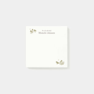 Post-it® Joli Adhésif Personnalisé Oiseaux Pad