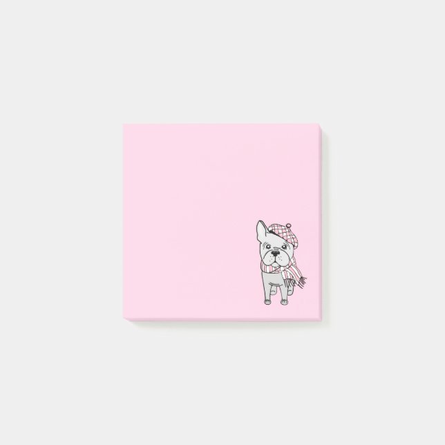 Post-it® Joli Bouledogue Français (Devant)