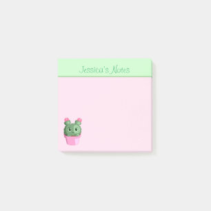 Post-it® Joli Cactus Personnalisé Amoureux de Plantes Succu