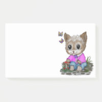 Joli Chat Chaton et Papillon