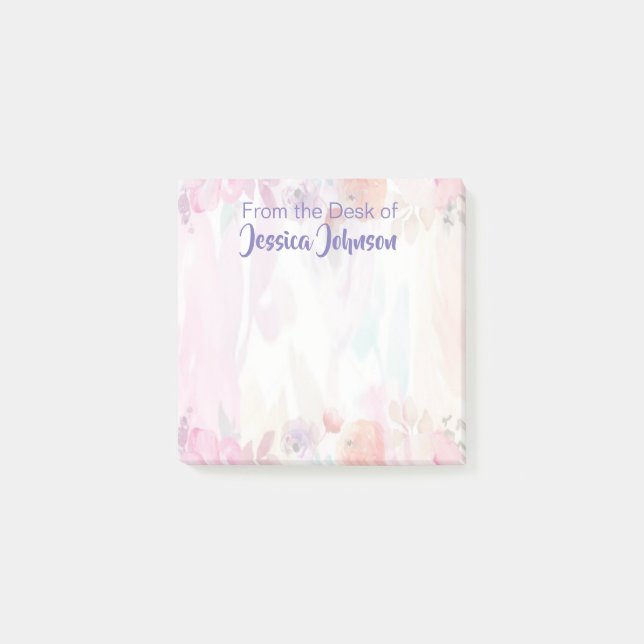 Post-it® Joli lin floral (Devant)