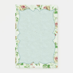Post-it® Joli motif floral vintage roses roses
