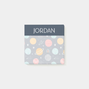Post-it® Joli Motif Planète Souriante