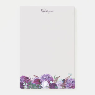 Post-it® Joli Nom Floral Violet