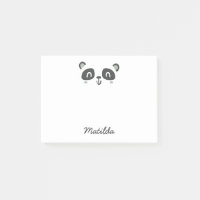 Joli personnage panda école pour enfants
