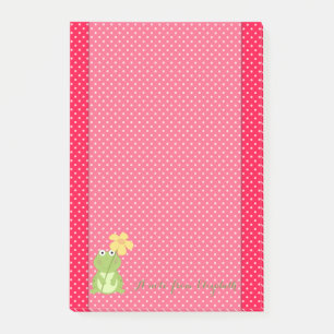 Post-it® Joli stylé, Pois, Grenouille