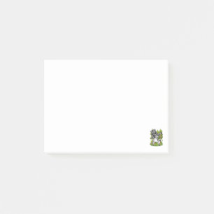 Post-it® Joli zèbre dabant drôle Danse de zèbre Animal