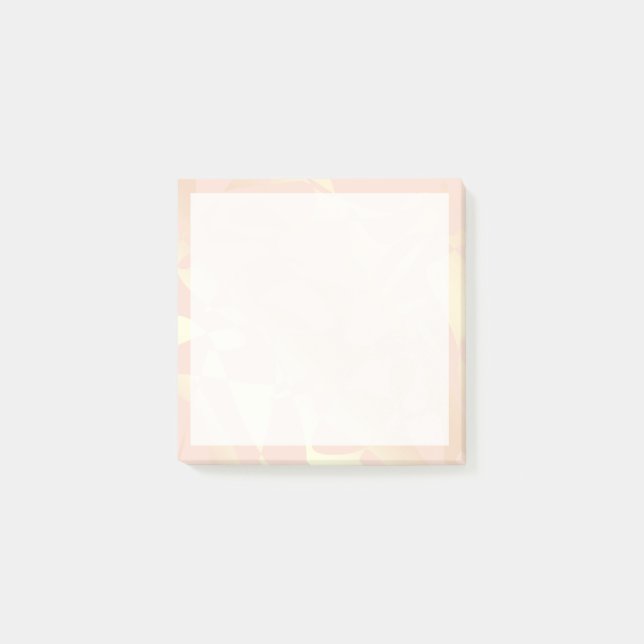 Post-it® Jolie élégante motif d'or rose (Devant)