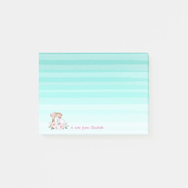 Post-it® Jolie Fleurs De Mélange Fille Élégantes (Devant)