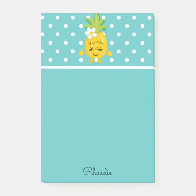 Post-it® Jolies ananas et Polka Dot (Devant)