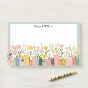 Post-it® Jolies fleurs et livres