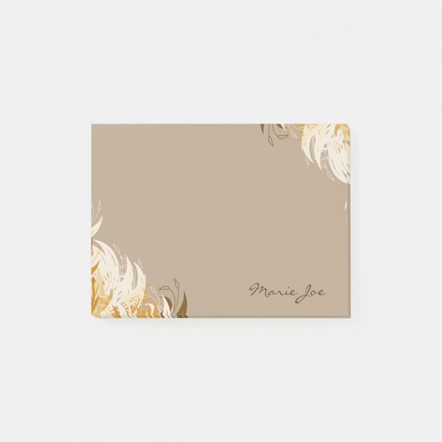 Post-it® Jolies impressions florales de garde personnalisée (Devant)