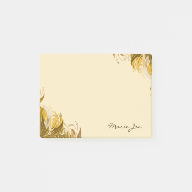 Post-it® Jolies impressions florales de garde personnalisée (Devant)