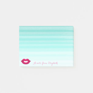 Post-it® Jolies lèvres mignonnes et élégantes