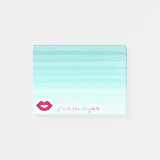 Post-it® Jolies lèvres mignonnes et élégantes (Devant)