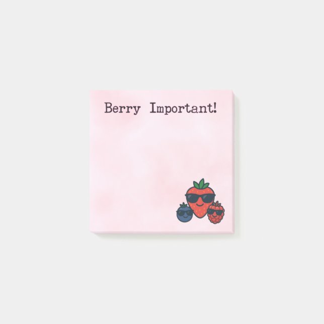 Post-it® Jolis Post-Its | Post-Its Fruité Importants (Devant)