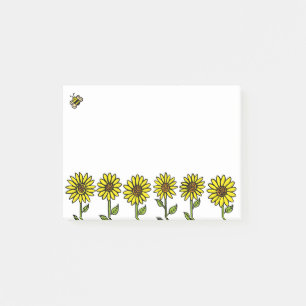Post-it® Jolis tournesols amusants et abeille