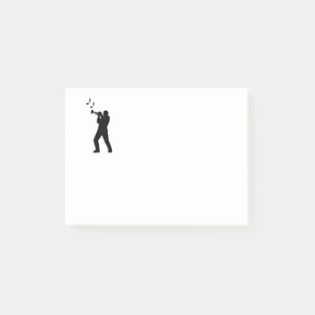 Post-it® Joueur de trompettes (Devant)