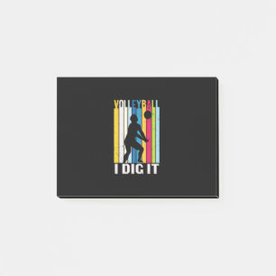 Post-it® Joueur de volley-ball Volleyball Je L'Ai Creusé
