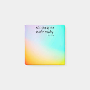 Post-it® Jouez avec de nouvelles couleurs chaque jour.Rainb
