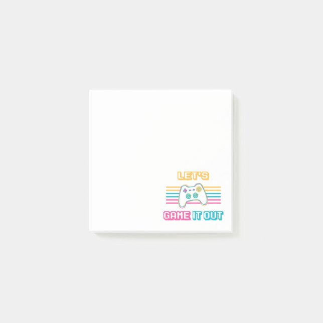 Post-it®  Jouons-le à l'ancienne (Devant)