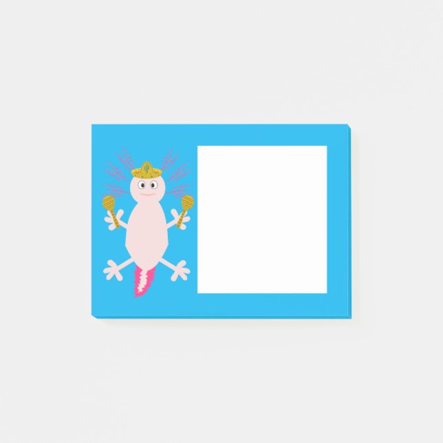 Post-it® Jour de l'Axolotl mexicain mort (Devant)