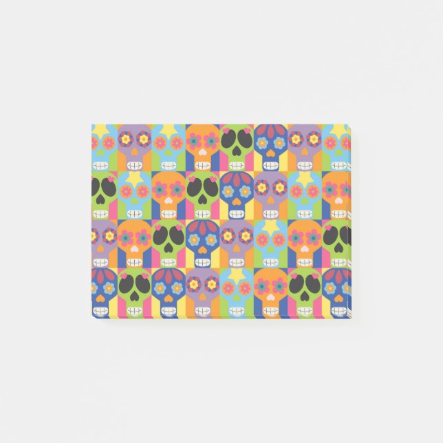 Post-it® Jour D'Halloween Du Crâne Mort (Devant)