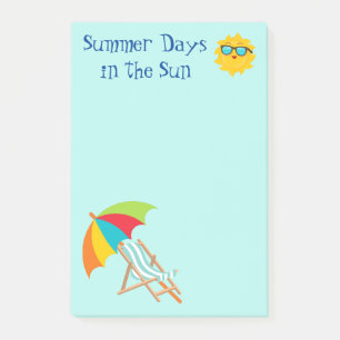 Post-it® Jours d'été dans Sun Post-It Notes