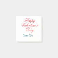 Joyeuse Saint-Valentin rouge bleu xoxo amour nom